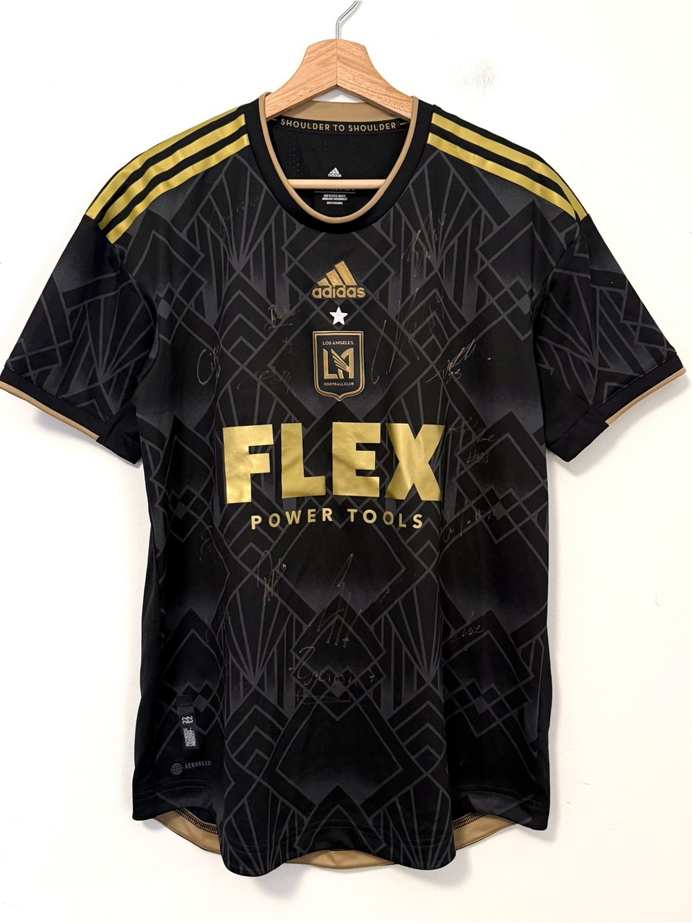 Adidas Los Angeles FC 2022/23 “5 Years Strong” Home Jersey AUTOGRAPHED